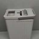 Mop and Bucket Set with AUTO Pump, 3-Zone Separate Dirty and Clean Water, Flat Mop and Bucket System with Wringer and Wheels, 3 Reusable Microfiber Pads, One-Touch Water Filling for Home Cleaning