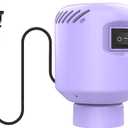 Vacuum Pump for Storage Bags Electric Pump for Vacuum Storage Bags Space Saver Bag Portable Electric Pump, Purple