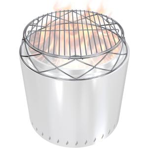 Fire Pit Accessory Kit for 19.5 Inch Solo Stove Bonfire, Stainless Steel Fire Pit Stand & Grill Cooking Grate for Bonfire Fireplace Tools