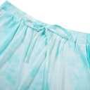 LOTUCY Bride Pajama Set Bachelorette Pjs Women Casual Tie Dye Pajama Bridal Party Pajamas Set Short Sleeve Sleepwear (S)