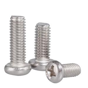 #10-24x3/4 Pan Head Machine Screws, 304 Stainless Steel 18-8 Screw, Phillips Drive, Fully Threaded, Bright Finish, Pack of 20