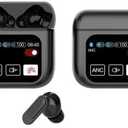 ANC And ENC Noise Canceling Earbuds With Smart Charging Case, 6-Mic Perfect Calls With Voice Control, Up To 40Hrs Of Playtime, Immersive Spational Sound, Black
