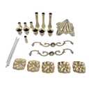 Vintage Candlestick Holder Exquisite Light Luxury Glossy 5 Head Bronze Candle Holder for Tapers Wedding Christmas Halloween Decorations Alloy Material (85cm/33.5in)