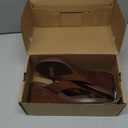 Coutgo Womens Wedge Heels Sandals Platform Flip Flops Slides Slip On Summer Beach Shoes (8, Dark Brown)