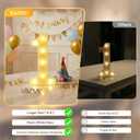 12.6 Inch LED Marquee Light Up Numbers 30, 30th Birthday Number Lights as Gifts for Women Men, Lighted Marquee Numbers for Anniversary Party Night Light Table Decorations