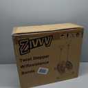 Stepper Machine with Resistance Bands, Mini Stepper with 300LBS Weight Capacity, Twist Stepper for Full Body Workout, Adjustable Step Height, Smooth and Quiet, Step Machine for Men and Women