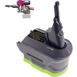 TPDL V7/V8 Battery Adapter, for Ryobi 18V ONE+ High Capacity Battery Work for Dyson V7V8 Series Vacuum Cleaner (V7 V8 Common, No Battery)