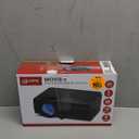 GPX Mini Projector with Bluetooth, USB and Micro SD Media Ports, Includes Remote (PJ300B), Black