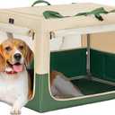 A 4 Pet 30-in Collapsible Soft Dog Crate, Medium Dogs, Travel | patented screw frame, Lockable zippers, waterproof base, washable cover, outdoor/indoor/car