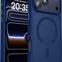 BENTOBEN Stronger Magnetic for iPhone 17 Pro Max Case 2025, [Fit for Mag-Safe], Military Grade Drop Protection, Slim for iPhone 17 Pro Max Case Translucent Matte Phone Case(6.9")-Blue