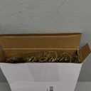 Jutom 30 Pcs Glitter Christmas Tree Pick 13.7 x 2.7 Inch Curly Tall Tree Filler Branches Sprigs and Twigs Decorations for Christmas Vase Xmas Gift Wedding Decoration(Gold)