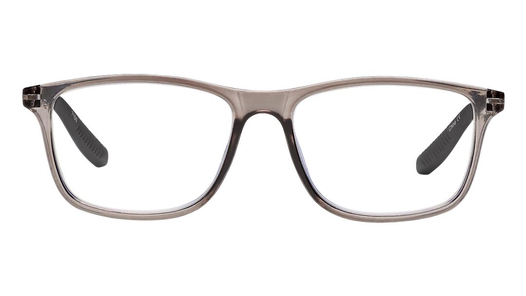 Clear Readers by SAV Eyewear, ECLB01 Blue Light Reading Glasses - Value Priced, Lightweight Frames, Scratch-Resistant Blue Light Lenses (Smoke, 2.75, Diopters)