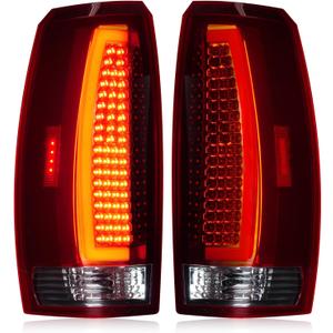 Tail Light for Chevy Avalanche 2007-2013, Rear Taillight Assembly, Red Lens