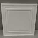 Art3d PVC Ceiling Tiles, 2'x2' Plastic Sheet in White (12-Pack)