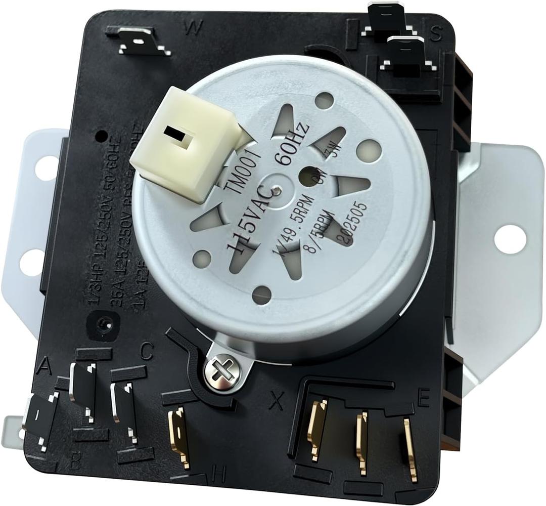 W10185981 WPW10185981 Dryer Timer Compatible with Whirlpool Maytag Kenmore Amana Crosley Dryer, Replacement Part 1481704 AP6016540 PS11749830 EAP11749830 418-095-20-B5