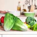 Lorigun Artificial Lettuce, Fake Vegetable, Artificial Vegetables for Decoration, Home Kitchen Decor, PU Vegetable 2 Pcs
