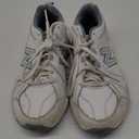New Balance Women's 608 V5 Cross Trainer (9.5 Wide, White/Light Blue)