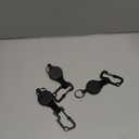 Set of 3 Heavy-duty Retractable Keychains with Retractable Reels, Multifunctional Tool Carabiner Keychains.