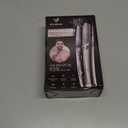 Vacuum Beard Trimmer for Men, New Version Adjustable Precision Trimming Length with 2 Comb, Electric Cordless Vacuum Trimmer for Beard, Waterproof and Rinses Easy, Blades for Skin fit