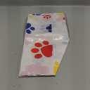 Gilprop 2 Pack 54x108 Inch Large Cartoon Themed Tablecloth Dog Paw Print Tablecloth Pink Pig Party Decorations Plastic Disposable Rectangle Table Cover for Birthday(Red,Paw Prints)