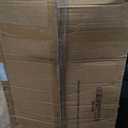 Heavy Duty Clothes Rack for Hanging Clothes, Double Rods Clothing Rack with Lockable Wheels, Rolling Garment Racks with Shelf, Easy to Assemble, Silver