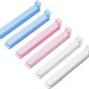 2 x 6 Pack Large Chip Sealing Clips, Reusable Snack Bag Sealers, Food Storage Bag Sealer, Multi-Use Kitchen Bag Fasteners by Knivi, 1.5 inches
