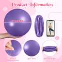 Sotiff 20 Pcs Small Exercise Pilates Ball Bulk 9 Inch Mini Yoga Ball Anti Burst and Slip for Stability Fitness Physical Therapy Stretching & Core Workout at Home Gym Class