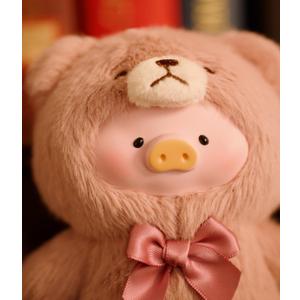 Official Lulu The Piggy Blind Box-Vintage Teddy Shop Series Plush Keychain Blind Boxes Figures Cute Stuffed Animals Mystery Box Collectibles Toys Home Decorations Birthday Gifts