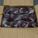 24 Pcs Light Scented Velvet Christmas Balls Bulk Winter Fir Scent Flocked Christmas Tree Ball Ornaments Hanging Baubles for Xmas Holiday Home Gift Yard Decor (Burgundy 2.36 Inch)