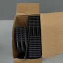 BORHOOD Bird Spikes, 40 Pack Pigeon Deterrent for Small Birds Raccoon Cats Defender for Outside to Keep Squirrel Away, Plastic Fence Spike for Railing and Roof-Black