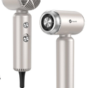 slopehill Travel Dual Voltage Hair Dryer - Lightweight | Compact | Portabe | 110,000 RPM High Speed | Fast Drying | Professional Ionic Blow Dryer, International 100-240V, Smooth Hair, Gifts for Women (Stone)