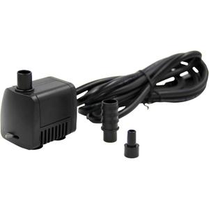 Teamson Home Water Pump for Fountains, Garden Ponds, and Birdbaths, 119 GPH, 2.5 Inch Length, Black