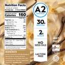 Pioneer Pastures - High Protein A2 Milkshakes - Vanilla - A2 Nutritional Milk, 30g Protein, 2g Sugar, No Sweeteners, No Seed Oils - All-Natural, Breakfast Shake, Meal Replacement, Workout - 11oz, 12 Pack