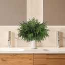 16Pcs Realistic Norfolk Pine Branches -18Inch Artificial Real Touch Christmas Pine Stems Picks Greenery Fake Cedar Pine Branch for Vase DIY Crafts, Xmas Indoor Outdoor Home Decor