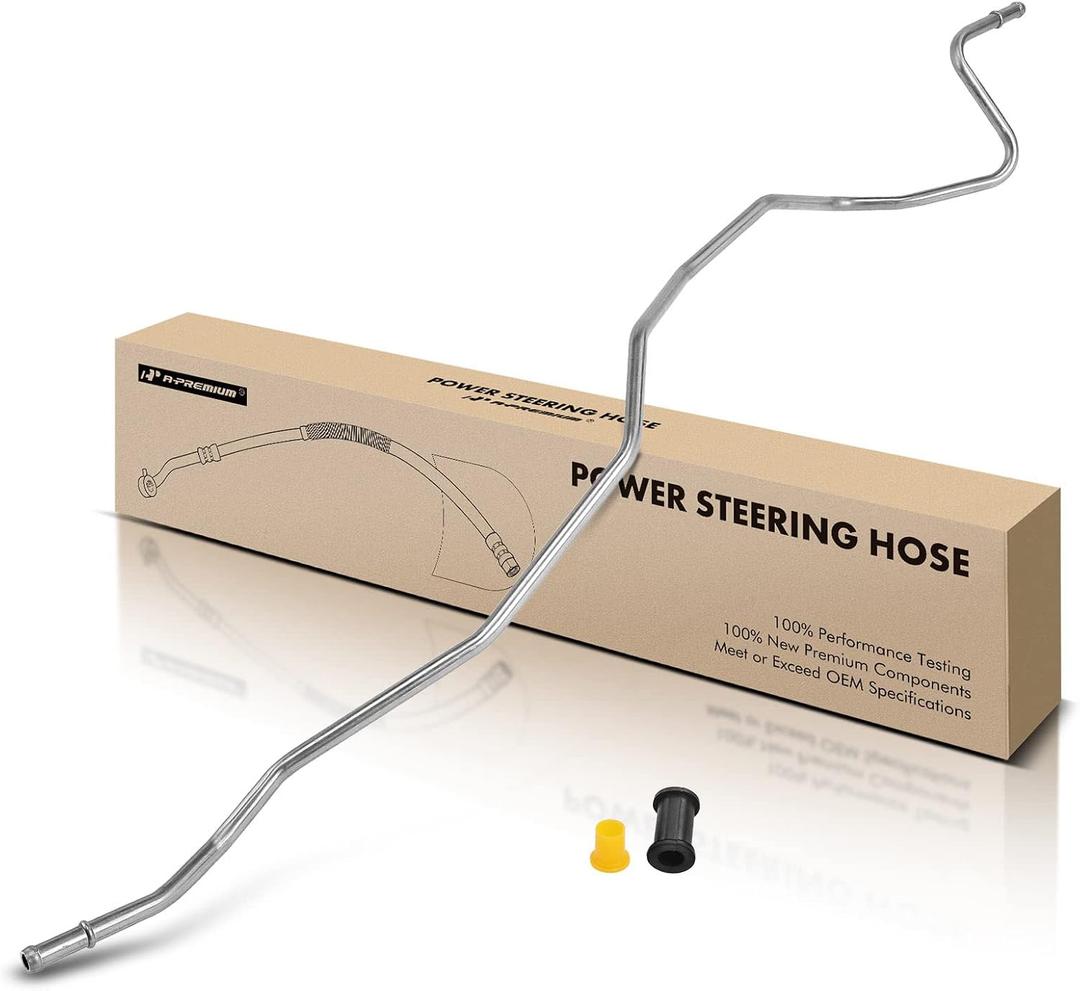A-Premium Power Steering Return Hose Line Assembly Compatible with Acura TL 2004 2005 2006 2007 2008, 3.2L 3.5L, Intermediate Pipe