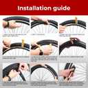Fincci Pair 27.5 x 2.10-2.35 Inch Bike Inner Tubes, 48mm Schrader Valve – Pack of 1Ideal for Mountain, MTB, Road, and Hybrid Bicycles