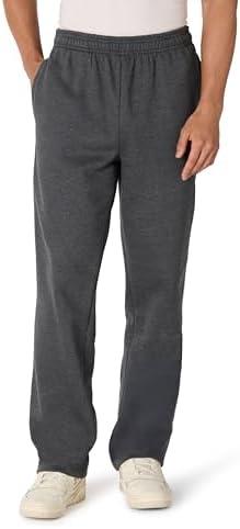 Amazon Essentials Men's Relaxed Straight Leg Fleece Open Bottom Sweatpant, XL