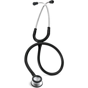 3M Littmann Stethoscope, Classic II Pediatric, Black Tube, Stainless Steel Chestpiece, 28 inch, 2113