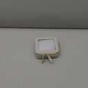 Popvibe Clear Makeup Bag Travel Cosmetic Case Transparent Toiletry Bag with Zipper, Portable Make Up Organizer Traveling Compact Car Bag for Essentials (Beige Grey)