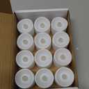 Homemory 12Pack 400+Hour Remote Control Flameless Candles, 2/4/6/8H Timer Led Votive Candles, Battery Operated Tea Lights for Wedding Table Centerpiece, Holidays, Halloween Pumpkins, Christmas Decor (White Base (Warm White Light))