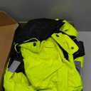 sesafety Reflective Jacket for Men, High Visibility Jackets, Safety Jackets for Men, Hi Vis Construction Bomber Jackets Waterproof with Pockets and Zipper, Black Bottom, Class 3, Large