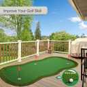 Golf Putting Green, Practice Putting Green Mat, Large Professional Golfing Training Mat for Indoor Outdoor, 5ft X 10ft