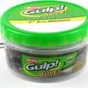 Berkley Gulp! Alive! Minnow Fishing Soft Bait (4in - Pint 4x7, Black Shad)
