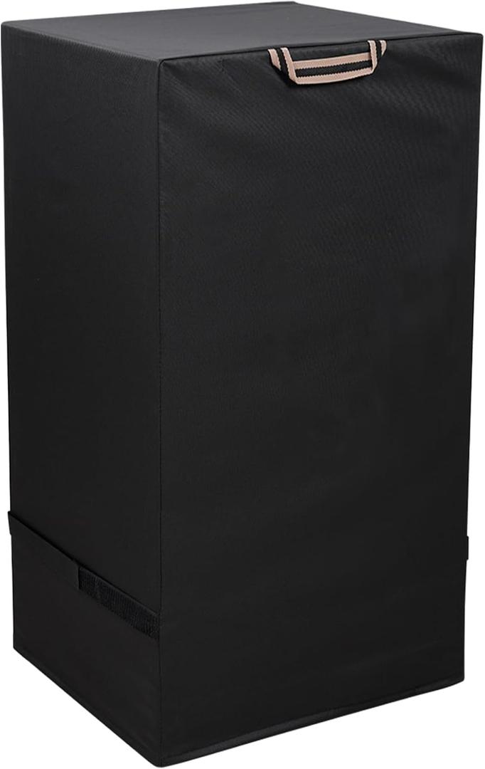 KINGLY Electric Smoker Cover for Masterbuilt 30 Inch Electric Smokers Waterproof Rip-Proof Upgraded Material Smoker Grill Cover UV & Fade Resistant Square Vertical Smoker Cover,Durable and Convenient