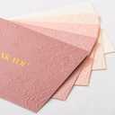 Crisky Pink Wedding Thank You Cards with Envelopes(Dusty Rose),50 Pack Embossed Floral Thank You Cards for Bridal Shower, Baby Shower, Small Business, Graduation Party Favors Decorations