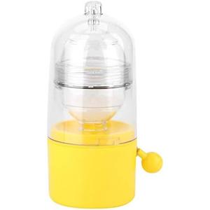 Fdit Portable Egg Scrambler Shaker Whisk Hand Powered Golden Egg Maker Eggs Yolk White Mixer Kitchen Gadgets for Mixing the Egg
