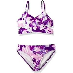 Kanu Surf Girls' Coral Reef Beach Sport Wrap Around Bikini 2-Piece Swimsuit Size 6T