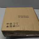 Christmas Ball Wreath 13" Xmas Wreaths Ornaments Glitter Thicken Shatterproof Garland Decoration for Front Door Wall Mantel Christmas Halloween Holiday Party Decor, Orange & Black & Gold