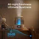 DREO Humidifiers for Bedroom, Cool Mist 3L Humidifiers with 30Hr Runtime, Top Fill 3L Tank, Easy Clean, Humidity Sensor, Night Light for Baby, Nursery, 360 Nozzle for Plants and Home