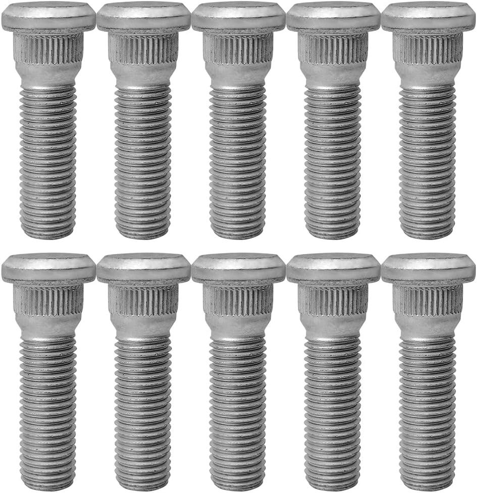 Wheel Studs M12x1.50 Lug Stud 49mm Bolt Compatible with Toyota 4Runner Avalon Camry Corolla Venza RAV4 Sienna Lexus ES300 GS450h IS250 IS350 RX350 tC 90942-02049 610-266 (10PCS)